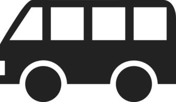 bus vervoer symbool icoon vector afbeelding. illustratie van de silhouet bus vervoer openbaar reizen ontwerp afbeelding. eps 10