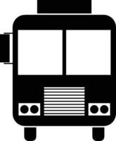 bus vervoer symbool icoon vector afbeelding. illustratie van de silhouet bus vervoer openbaar reizen ontwerp afbeelding. eps 10