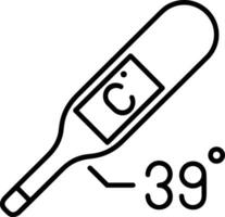 thermometer geneeskunde icoon symbool beeld vector. illustratie van de temperatuur verkoudheid en heet meten gereedschap ontwerp afbeelding.eps 10 vector