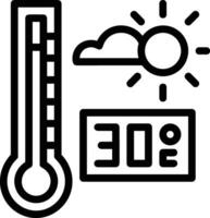 thermometer geneeskunde icoon symbool beeld vector. illustratie van de temperatuur verkoudheid en heet meten gereedschap ontwerp afbeelding.eps 10 vector