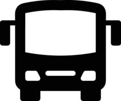 bus vervoer symbool icoon vector afbeelding. illustratie van de silhouet bus vervoer openbaar reizen ontwerp afbeelding. eps 10