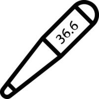 thermometer geneeskunde icoon symbool beeld vector. illustratie van de temperatuur verkoudheid en heet meten gereedschap ontwerp afbeelding.eps 10 vector