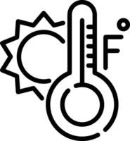 thermometer geneeskunde icoon symbool beeld vector. illustratie van de temperatuur verkoudheid en heet meten gereedschap ontwerp afbeelding.eps 10 vector