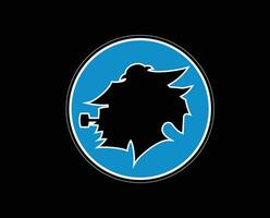 sampdoria club logo symbool serie een Amerikaans voetbal calcio Italië abstract ontwerp vector illustratie met zwart achtergrond