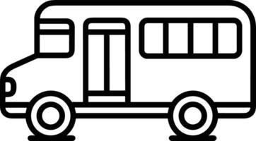 bus vervoer symbool icoon vector afbeelding. illustratie van de silhouet bus vervoer openbaar reizen ontwerp afbeelding. eps 10