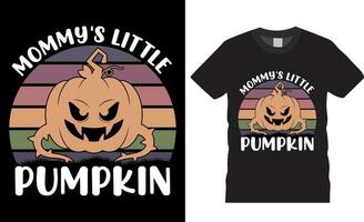 mama's weinig pompoen grappig halloween t-shirt ontwerp vector sjabloon