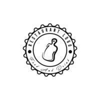 logo sjabloon met monogram elementen en floreren ornament voor restaurant, club, boetiek, cafe, hotel kaart. vector illustratie
