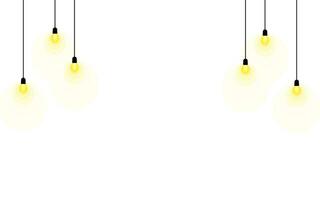 hangende licht lamp decoratie vector