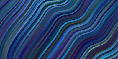 lichtblauw vectorsjabloon met lijnen. abstracte illustratie met bandy gradiëntlijnen. slim ontwerp voor uw promoties. vector