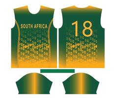 zuiden Afrika krekel team sport- kind ontwerp of zuiden Afrika krekel Jersey ontwerp vector