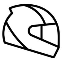 racing helm lijn icoon vector