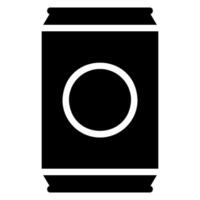 Frisdrank glyph icoon vector