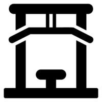 gym machine glyph icoon vector