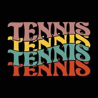 tennis t-shirt ontwerp het dossier vector