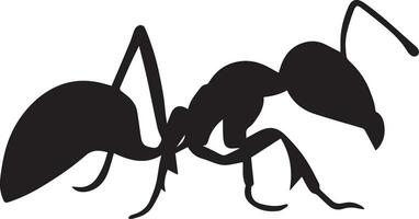 mier vector silhouet illustratie zwart kleur