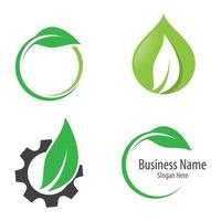 ecologie logo afbeeldingen illustratie vector