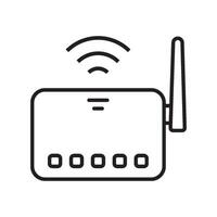 Wifi router icoon vector
