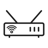 Wifi router icoon vector