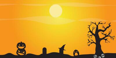 achtergrond vector ontwerp met halloween thema