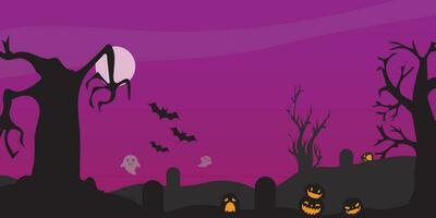 achtergrond vector ontwerp met halloween thema