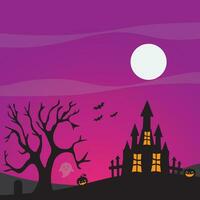 achtergrond vector ontwerp met halloween thema