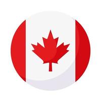 Canadese vlag stempel vector