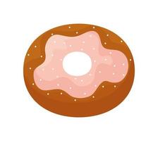 schattig donut icoon vector