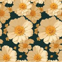 ai genereren bloemen naadloos patroon digitaal afdrukken patroon ontwerp textiel digitaal afdrukken vector