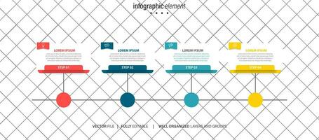 vector infographic verslag doen van sjabloon