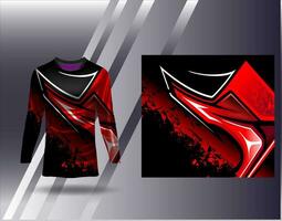 sport- Jersey en t-shirt sjabloon sport- ontwerp voor Amerikaans voetbal racing gaming Jersey vector