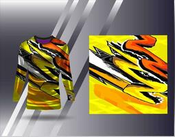 sport- Jersey en t-shirt sjabloon sport- ontwerp voor Amerikaans voetbal racing gaming Jersey vector