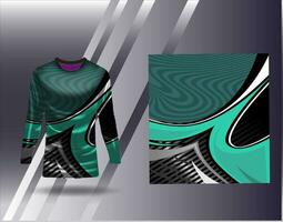 sport- Jersey en t-shirt sjabloon sport- ontwerp voor Amerikaans voetbal racing gaming Jersey vector