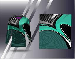 sport- Jersey en t-shirt sjabloon sport- ontwerp voor Amerikaans voetbal racing gaming Jersey vector