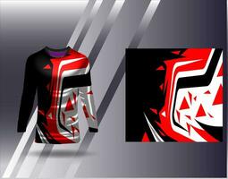 sport- Jersey en t-shirt sjabloon sport- ontwerp voor Amerikaans voetbal racing gaming Jersey vector