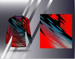 sport- Jersey en t-shirt sjabloon sport- ontwerp voor Amerikaans voetbal racing gaming Jersey vector