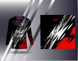 sport- Jersey en t-shirt sjabloon sport- ontwerp voor Amerikaans voetbal racing gaming Jersey vector