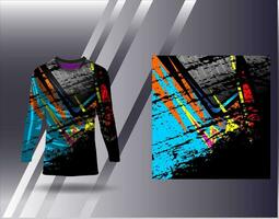 sport- Jersey en t-shirt sjabloon sport- ontwerp voor Amerikaans voetbal racing gaming Jersey vector