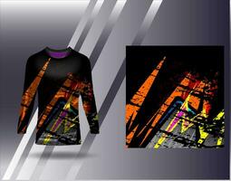 sport- Jersey en t-shirt sjabloon sport- ontwerp voor Amerikaans voetbal racing gaming Jersey vector