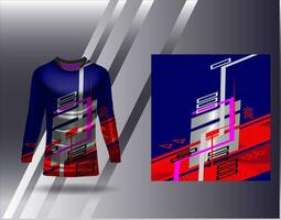 sport- Jersey en t-shirt sjabloon sport- ontwerp voor Amerikaans voetbal racing gaming Jersey vector