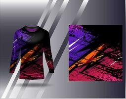 sport- Jersey en t-shirt sjabloon sport- ontwerp voor Amerikaans voetbal racing gaming Jersey vector