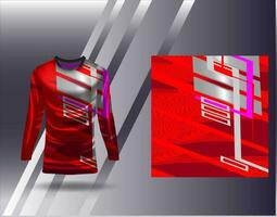 sport- Jersey en t-shirt sjabloon sport- ontwerp voor Amerikaans voetbal racing gaming Jersey vector