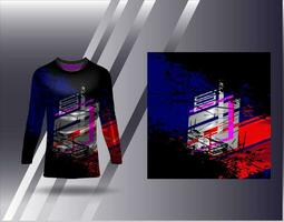 sport- Jersey en t-shirt sjabloon sport- ontwerp voor Amerikaans voetbal racing gaming Jersey vector