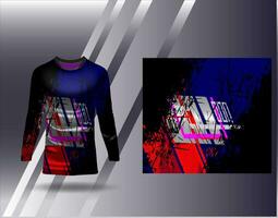 sport- Jersey en t-shirt sjabloon sport- ontwerp voor Amerikaans voetbal racing gaming Jersey vector