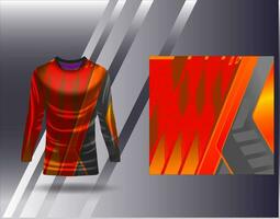 sport- Jersey en t-shirt sjabloon sport- ontwerp voor Amerikaans voetbal racing gaming Jersey vector