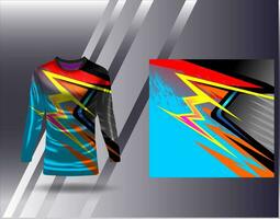 sport- Jersey en t-shirt sjabloon sport- ontwerp voor Amerikaans voetbal racing gaming Jersey vector