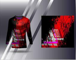 sport- Jersey en t-shirt sjabloon sport- ontwerp voor Amerikaans voetbal racing gaming Jersey vector