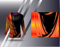 sport- Jersey en t-shirt sjabloon sport- ontwerp voor Amerikaans voetbal racing gaming Jersey vector