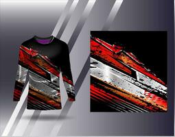 sport- Jersey en t-shirt sjabloon sport- ontwerp voor Amerikaans voetbal racing gaming Jersey vector