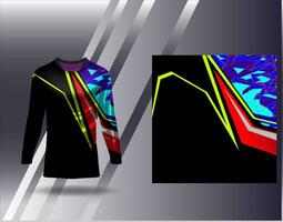 sport- Jersey en t-shirt sjabloon sport- ontwerp voor Amerikaans voetbal racing gaming Jersey vector