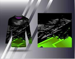 sport- Jersey en t-shirt sjabloon sport- ontwerp voor Amerikaans voetbal racing gaming Jersey vector